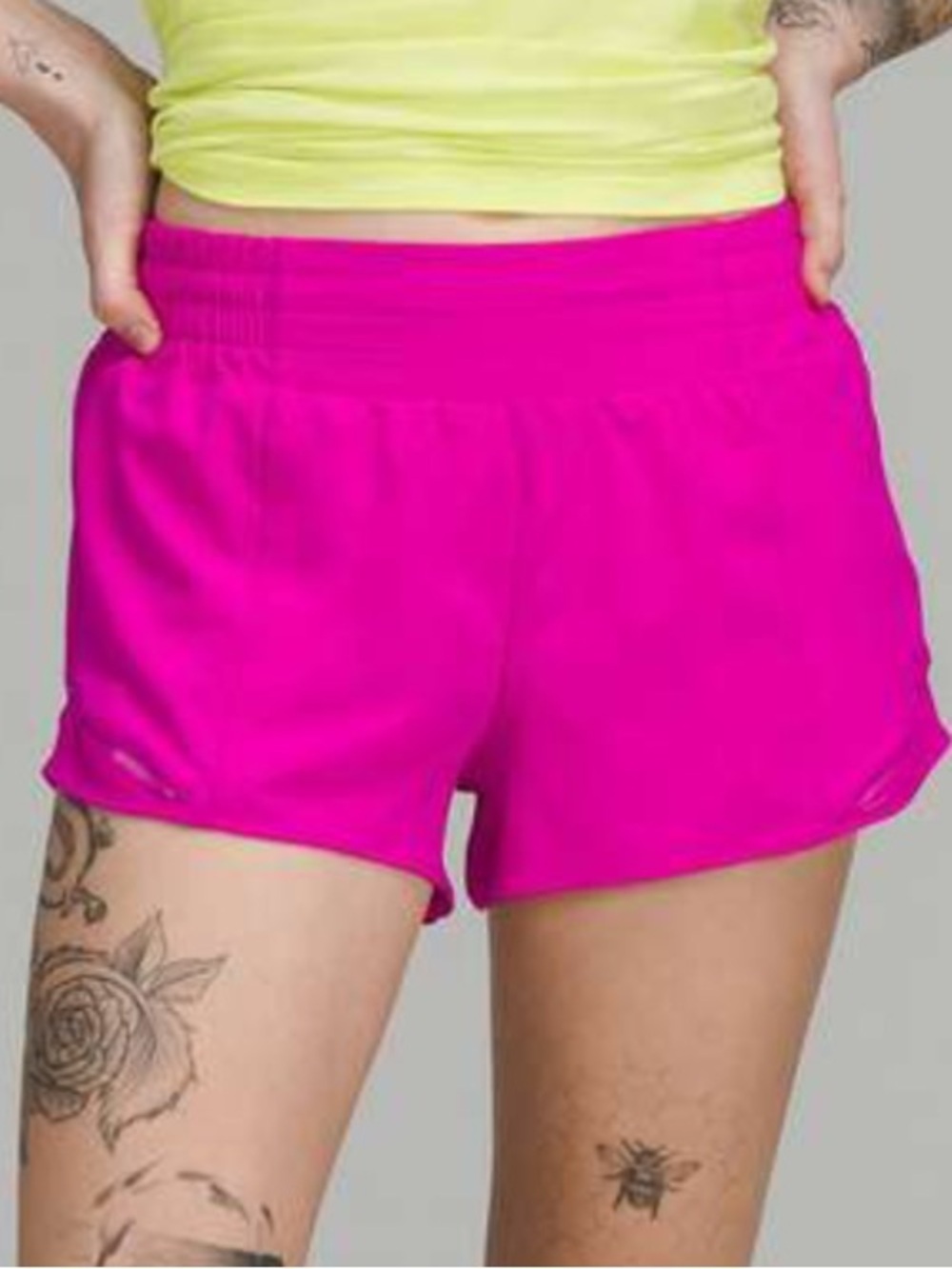 Lululemon Hotty Hot Shorts HR Lined in Purple Highlight Size 16